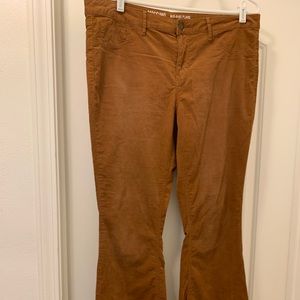 Women’s size 16 corduroy flair pants never worn
